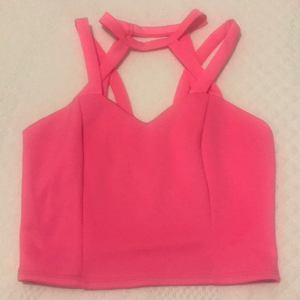 Party Pink Crop Top